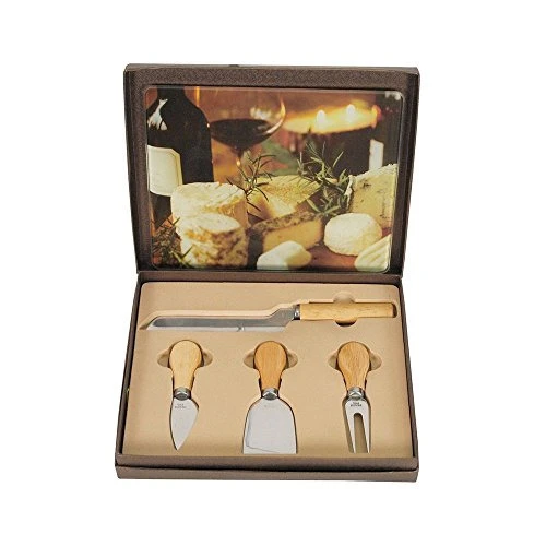 JG FACAS PARA QUEIJO CASA AMBIENTE COM TABUA VD GL378