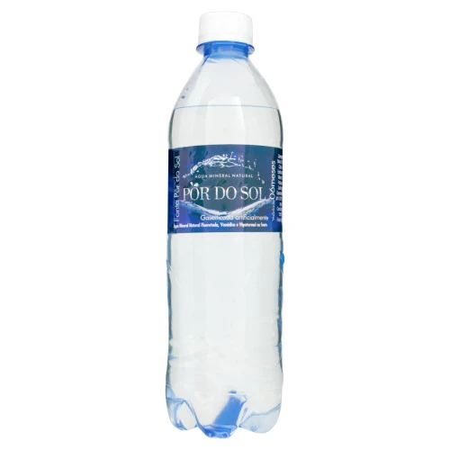 ÁGUA MINERAL NATURAL COM GÁS PÔRDO SOL GARRAFA 1 5L