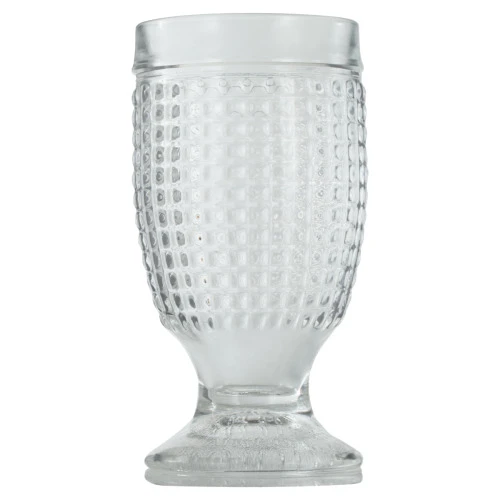 TAÇA PARA ÁGUA TRANSPARENTE VIDRO 250ML WHEATON BARROCO