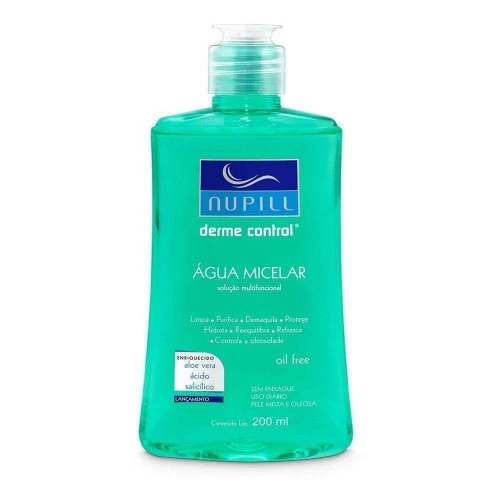 NUPILL DERME CONTROL ÁGUA MICELAR OIL FREE 200ML