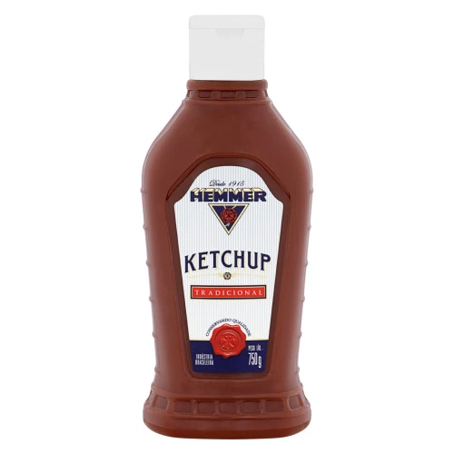 KETCHUP TRADICIONAL HEMMER SQUEEZE 750G