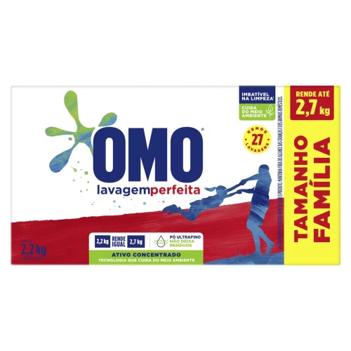 SABÃO EM PÓ OMO LAVAGEM PERFEITA 2.2KG