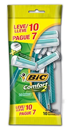 APARELHO DE BARBEAR BIC COMFORT 2 L10 P7 SENSIVE