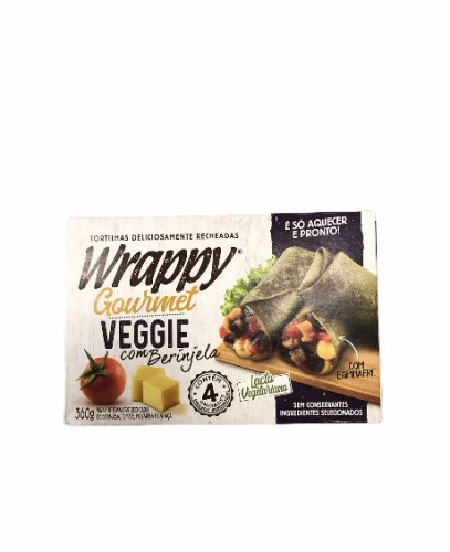 WRAPS GOURMET WRAPPY VEGGIE COM 4UN