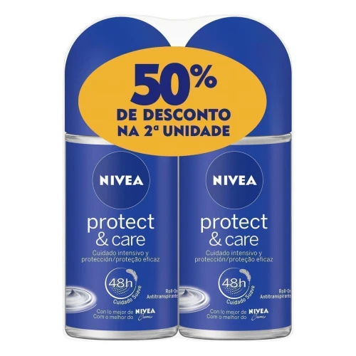 DES ROLL ON NIVEA 50ML FEM PROT CARE 50 DES 2º