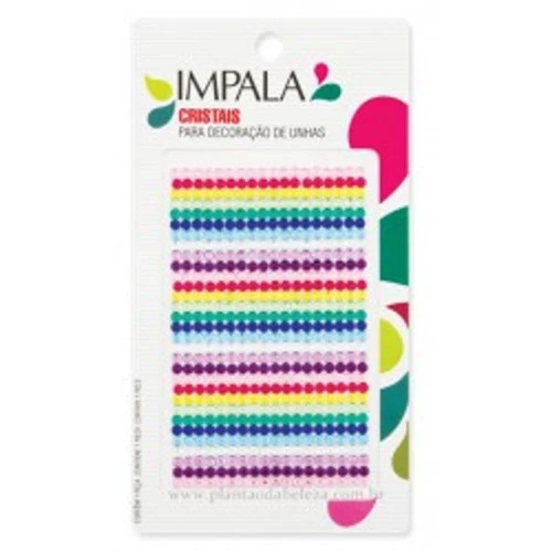 CRISTAIS IMPALA PARA DECORAÇÃO DE UNHAS COLORIDO