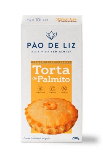 TORTA DE PALMITO SEM GLUTEN PÃO DE LIZ 200G