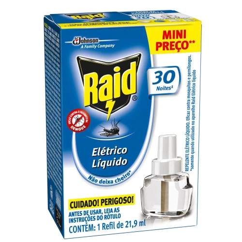 INSETICIDA ELETRICO RAID 30 NOITES REF