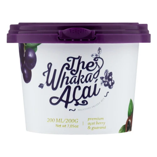 AÇAÍ COM GUARANÁ THE WHAKA PREMIUM POTE 200ML