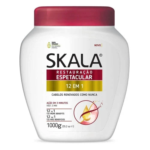 CREME TRATAMENTO SKALA 1KG 12EM1 PLUS UNIT