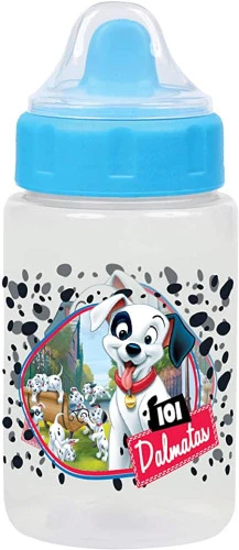 COPO 340 COM TAMPA VÁLVULA REDUTORA DE PINGOS SOLAPA DISNEY BABY GO AZUL