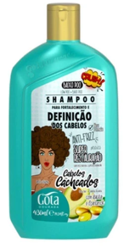 SHAMPOO GOTA DOURADA CACHEADOS ABACATE+DPANTENOL 430ML