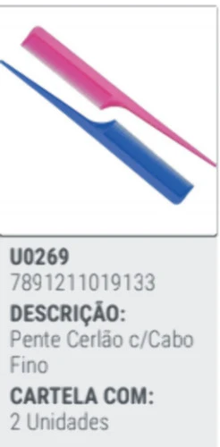 PENTE CERLAO COM CABO FINO COM 2 UNIDADE
