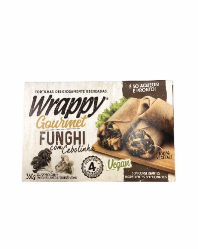 WRAPS GOURMET WRAPPY COGUMELOS COM 4UN
