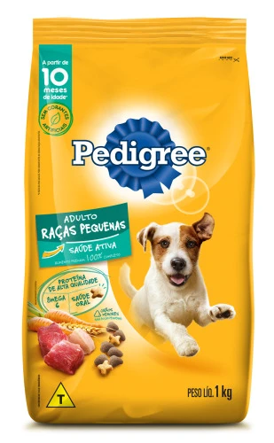 RAÇÃO CANINA PEDIGREE ADULTO RAÇAS PEQUENAS 1KG