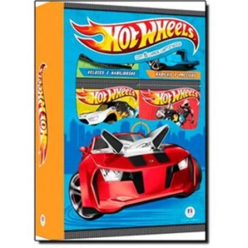 HOT WHEELS COM 6 LIVROS CARTONADOS CIRANDA CULTURAL