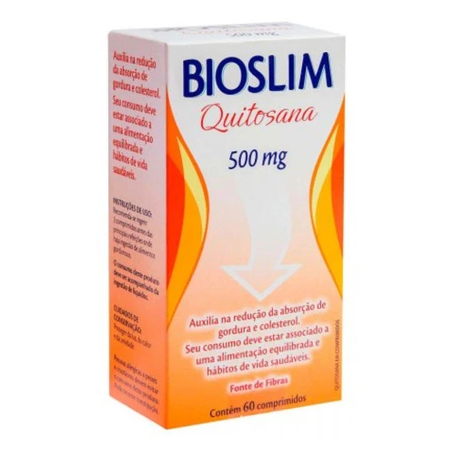 BIOSLIM QUITOSANA 500MG HERBARIUM 60 COMPRIMIDOS