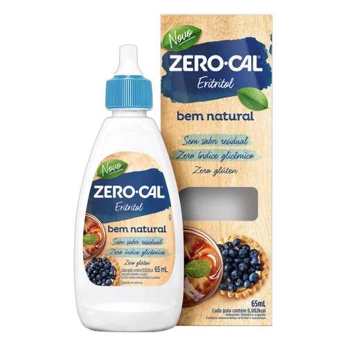 ZERO-CAL ERITRITOL ADOÇANTE LÍQUIDO 65ML
