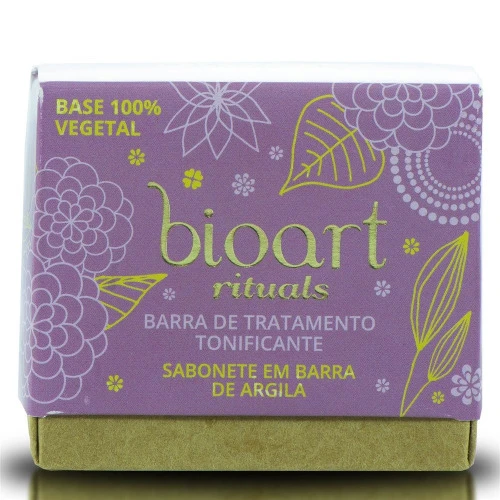 SABONETE DE ARGILA ROXA 80G BIO ART HIGIENE BELEZA