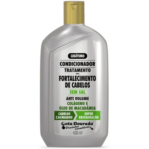 CONDICONADOR GOTA DOURADA CABELOS CACHEADOS 430ML