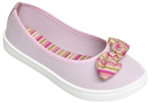 SAPATILHA INFANTIL COM LACO ROSA BEBÊ SCALENO 31