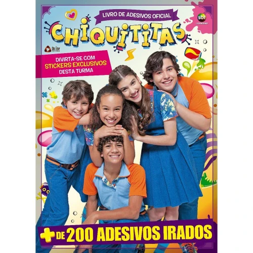 LIVRO DE ADESIVO CHIQUITITAS
