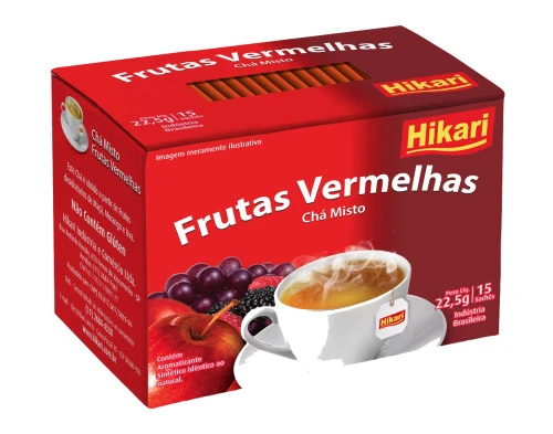 CHÁ HIKARI FRUTAS VERMELHAS 22 5G