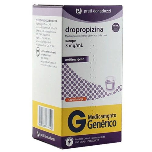 DROPROPIZINA 3 MG ML XAROPE ADULTO PRATI DONADUZZI GENÉRICO