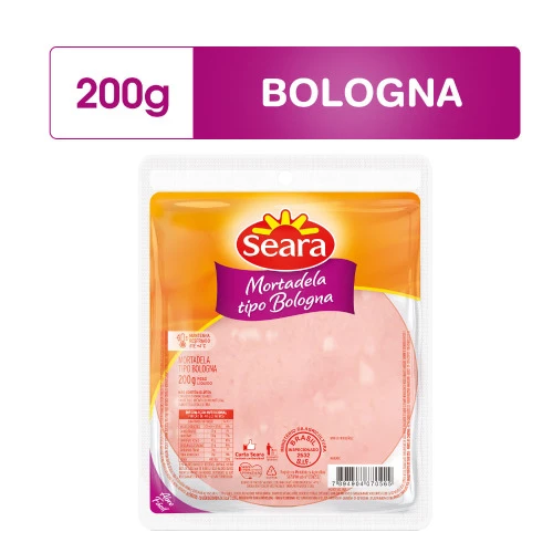 MORTADELA BOLOGNA SEARA 200G FATIADA