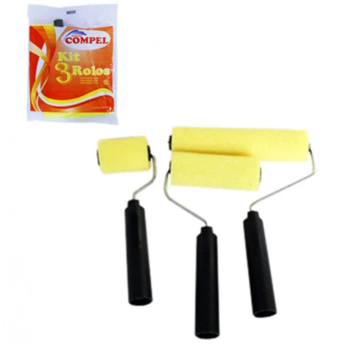 KIT COM 3 ROLOS 05 09 15CM 914 35091 COMPEL