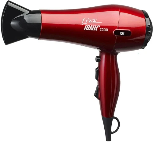 SECADOR DE CABELOS IONIC VERMELHO LIZZ PROFESSIONAL 110 V 2000W