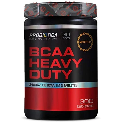 ESPORTIVO PROBIÓTICA BCAA 2400 HEAVY DUTY POTE 300 CÁPSULAS