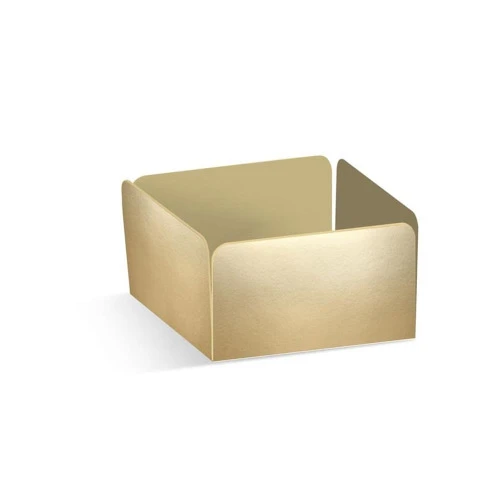 FORMINHAS PARA DOCES RETA OURO PACOTE COM 50 UNIDADES