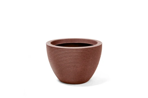 VASO PLÁSTICO RISCATTO OVAL BAIXO 30 FERRUGEM NUTRIPLAN
