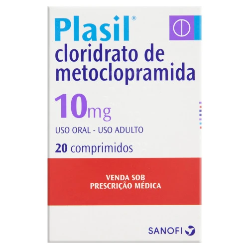 PLASIL 10MG SANOFI CAIXA 20 COMPRIMIDOS