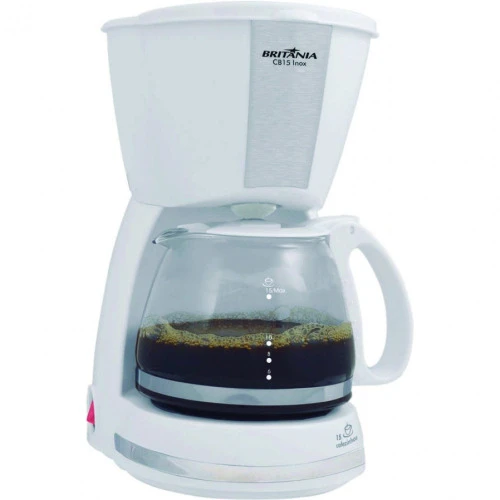 CAFETEIRA ELETRICA 600ML INOX CB15 BRITANIA 220V 293971