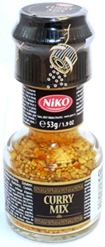 NIKO CURRY MIX IN A GLASS GRINDER 35G 6 PACK