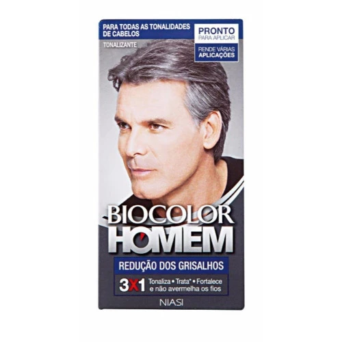 TONALIZANTE CAPILAR BIOCOLOR HOMEM NIASI