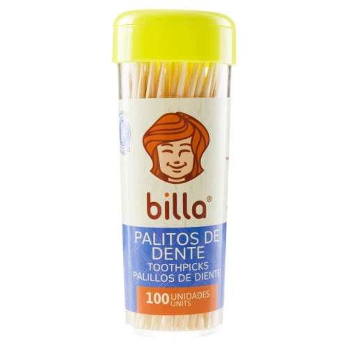 PALITO DE DENTE BILLA 100 UNIDADES