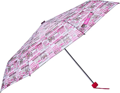 SOMBRINHA TEEN BARBIE MIMO STYLE BRANCO ROSA PRETO