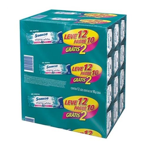 CREME DENTAL SORRISO 4D LEVE 12 PAGUE 10 90G