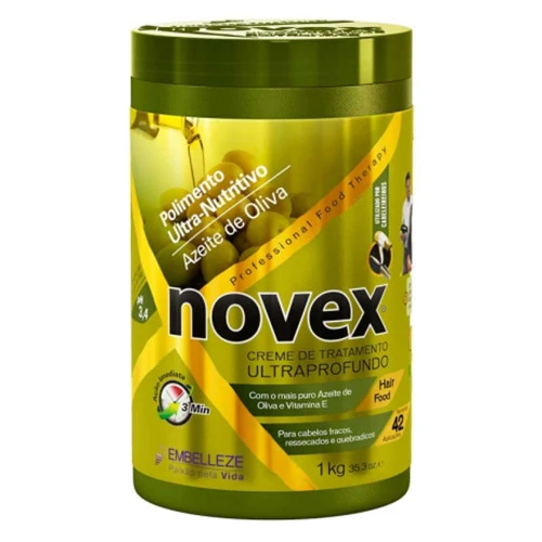 CREME TRATAMENTO NOVEX 1KG AZEITE OLIVA