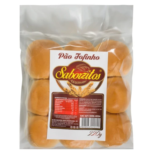 PÃO FOFINHO SABORZITOS PACOTE 220G