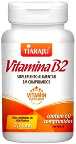 VITAMINA B2 TIARAJU 60 COMPRIMIDOS DE 250MG