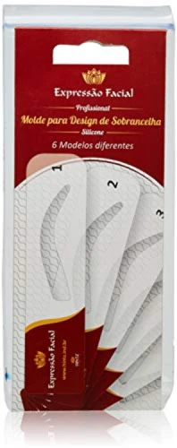 MOLDES PARA DESIGN DE SOBRANCELHA DE SILICONE EXPRESSÃO