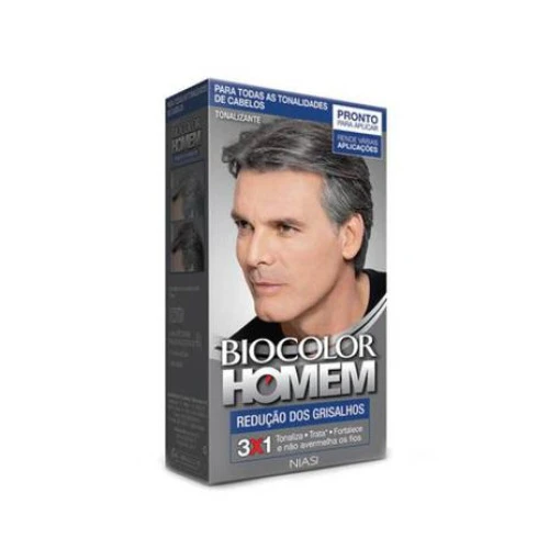 TONALIZANTE BIOCOLOR HOMEM REDUÇÃO DOS GRISALHOS