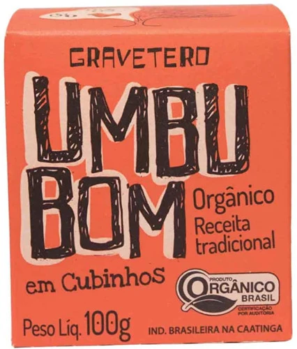 DOCE ORGÂNICO NEGO BOM DE UMBU GRAVETERO 100G