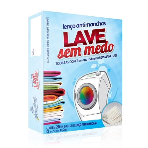 LENÇO ANTIMANCHA HIPER CLEANS COM 20 UNIDADES
