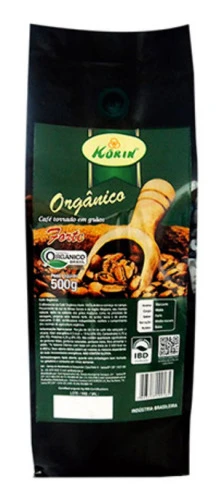 CAFÉ GRÃOS ORG KORIN 500GR