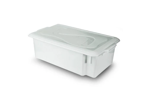CAIXA ORGANIZADORA GOURMET COM TAMPA 17 LITROS BRANCA